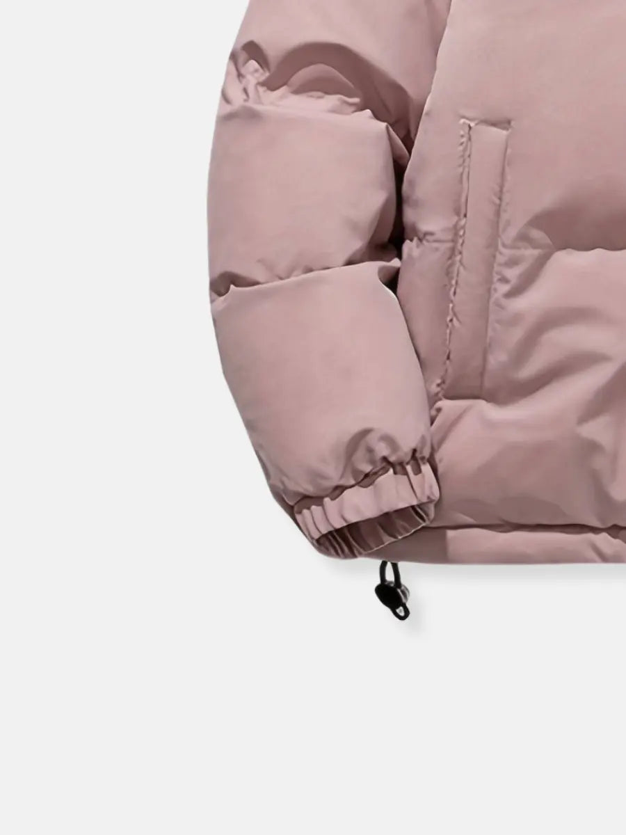 Luxury Winter Puffer Hooded Jacket with Plush Inner Lining